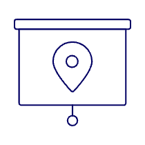 Location On Screen Illustration from UX Line Set