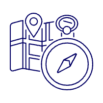Pin Destination Illustration from UX Line Set