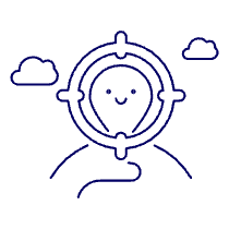 Happy Destination Illustration from UX Line Set