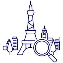 Landmark Info Illustration from UX Line Set