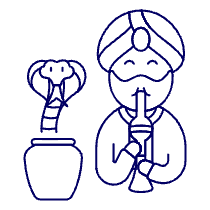 Snake Charmer 1 Illustration from UX Line Set
