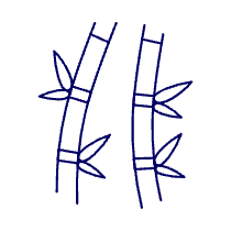 Bamboo Tree Illustration from UX Line Set