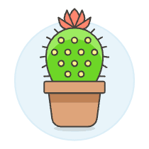 Cactus Illustration from UX Colors Set