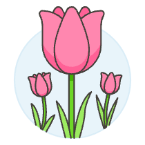 Tulip Illustration from UX Colors Set