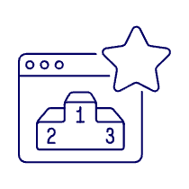 Browser Podium Illustration from UX Line Set