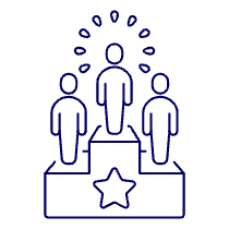 Podium User 1 Illustration from UX Line Set