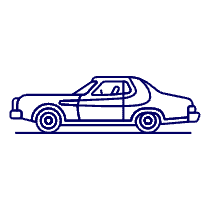 Civil Car 1 Illustration from UX Line Set