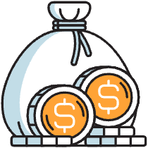 Money Sack Illustration from Porto Duotone Set