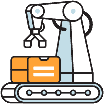 Robot Arm Illustration from Porto Duotone Set