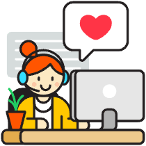 22 Customer Service Illustration from Free illustrations Set
