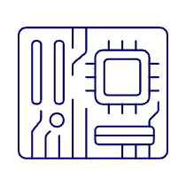 Cpu Chipset Illustration from UX Line Set