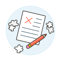 Failed Draft Illustration from UX Colors Set