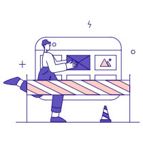 Page Under Construction Illustration from Bangalore - Free Set