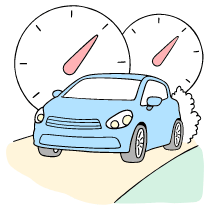 Product Speed Go Fast Illustration from Bruxelles Set