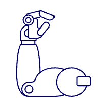 Prosthesis Arm Illustration from UX Line Set