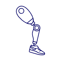 Prosthesis Leg 1 Illustration from UX Line Set