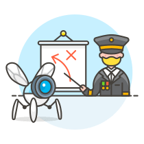 Spy Robot 2 3 Illustration from UX Colors Set