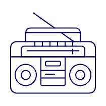 Boombox 1 Illustration from UX Line Set