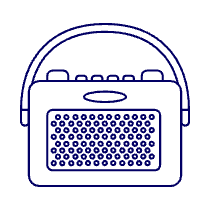 Radio Vintage 05 Illustration from UX Line Set