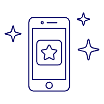 Phone Sparkle Illustration from UX Line Set