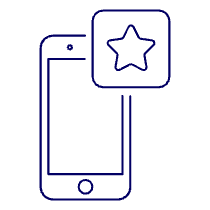 Phone Star 1 Illustration from UX Line Set
