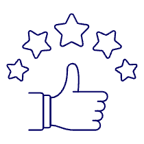 Rating Like 1 Illustration from UX Line Set