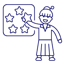 User Rating Star 4 Illustration from UX Line Set