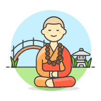 Chinese Monk 1 Illustration from UX Colors Set