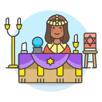 Fortune Teller 2 Illustration from UX Colors Set