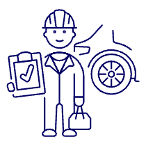 Car Check Service 1 Illustration from UX Line Set