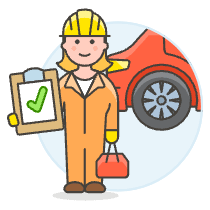 Car Check Service 4 Illustration from UX Colors Set