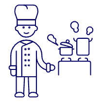 Chef 1 Illustration from UX Line Set