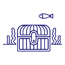 Close Treasure Chest Illustration from UX Line Set