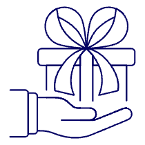 Gift Sharing Illustration from UX Line Set