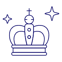 Crown Sparkling Illustration from UX Line Set
