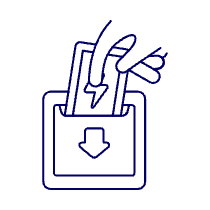 Hotel Electric Keycard 1 Illustration from UX Line Set