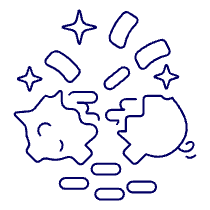 Piggy Bank Broken Illustration from UX Line Set