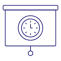 Work Presentation Time Illustration from UX Line Set