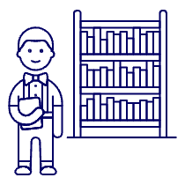 Bookworm 2 1 Illustration from UX Line Set