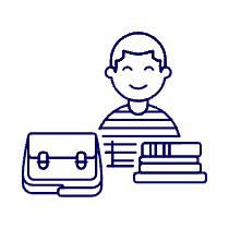 Student 1 1 Illustration from UX Line Set