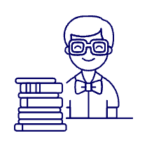 Student 4 1 Illustration from UX Line Set