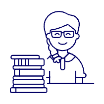 Student 4 2 Illustration from UX Line Set