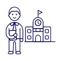 Teacher 1 Illustration from UX Line Set