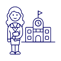 Teacher 4 Illustration from UX Line Set