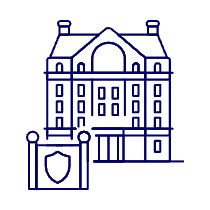 University Illustration from UX Line Set