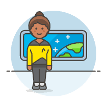Spacecraft Crew 1 Illustration from UX Colors Set