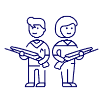 Spacecraft Troop 1 Illustration from UX Line Set