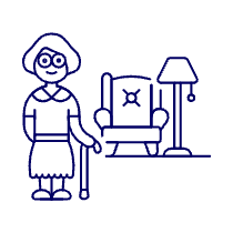 Retirement 1 2 Illustration from UX Line Set
