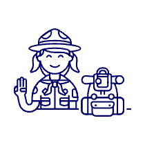 Scout 1 Illustration from UX Line Set