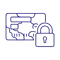 Card Secure 4 Illustration from UX Line Set